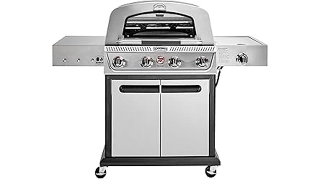 four burner gas grill