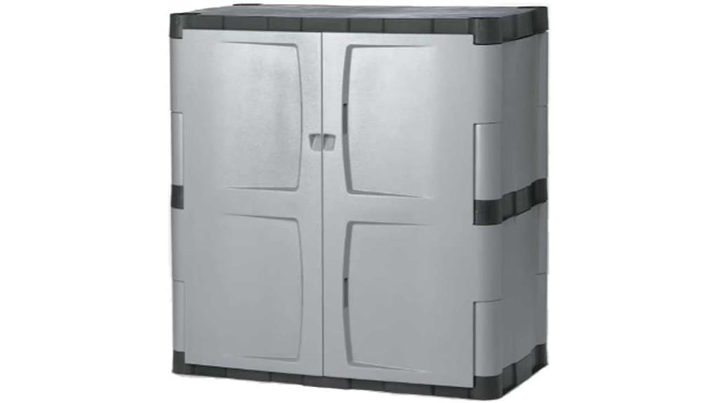 freestanding rubbermaid storage cabinet