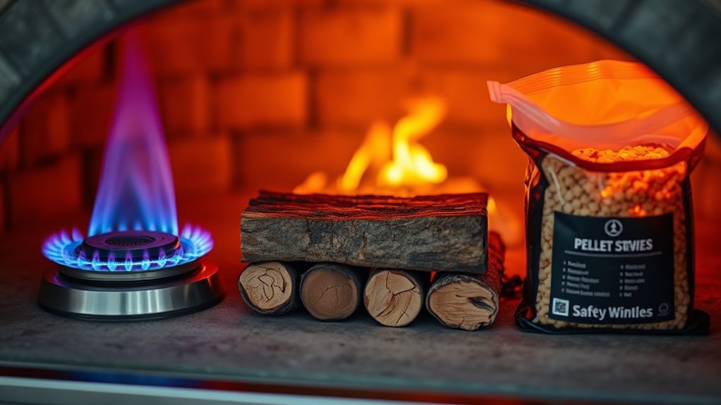 fuel options for pizza ovens