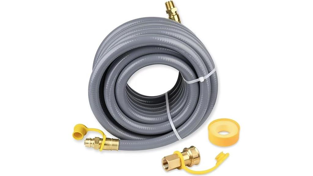 generator natural gas hose