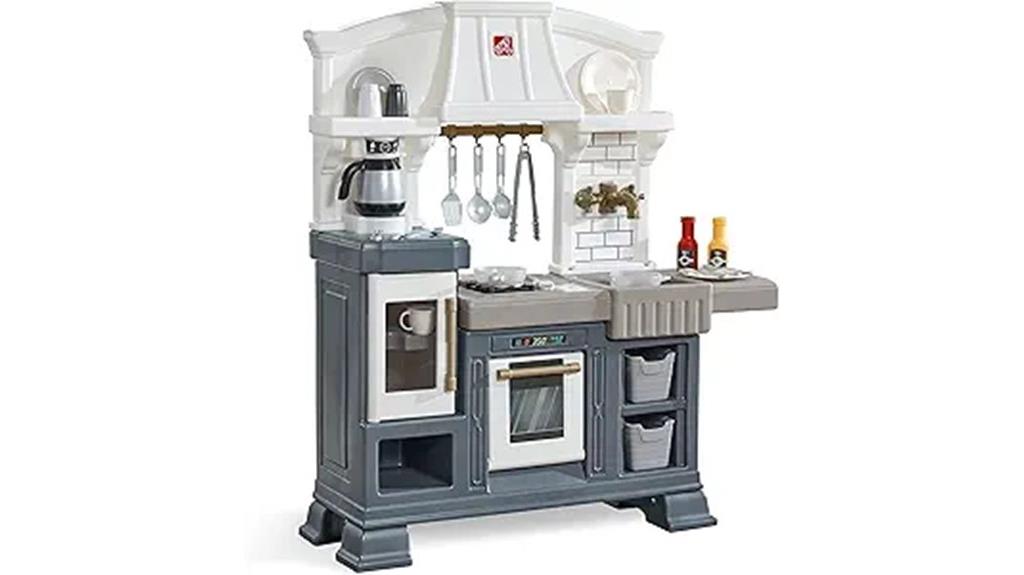 gilded kids kitchen playset