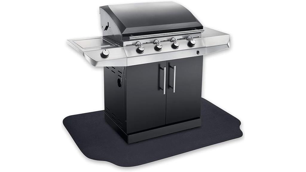 grill protective deck mat