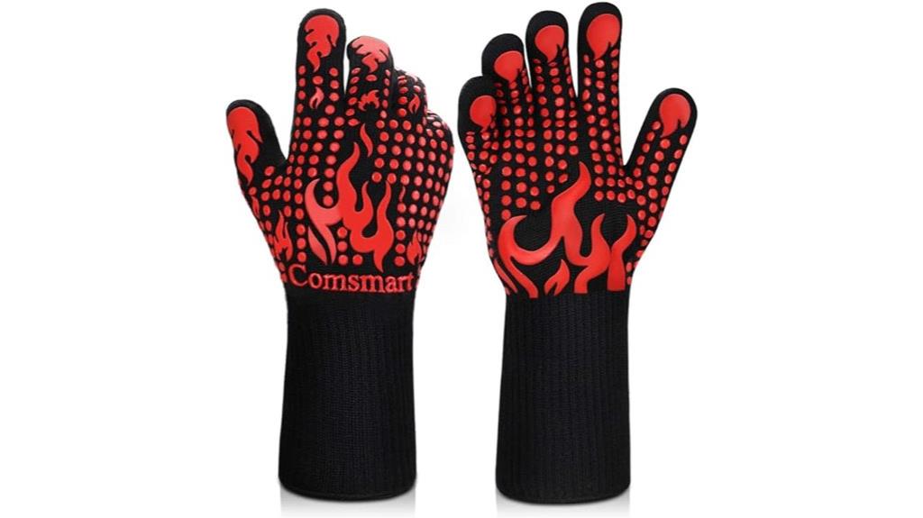 heat resistant bbq gloves