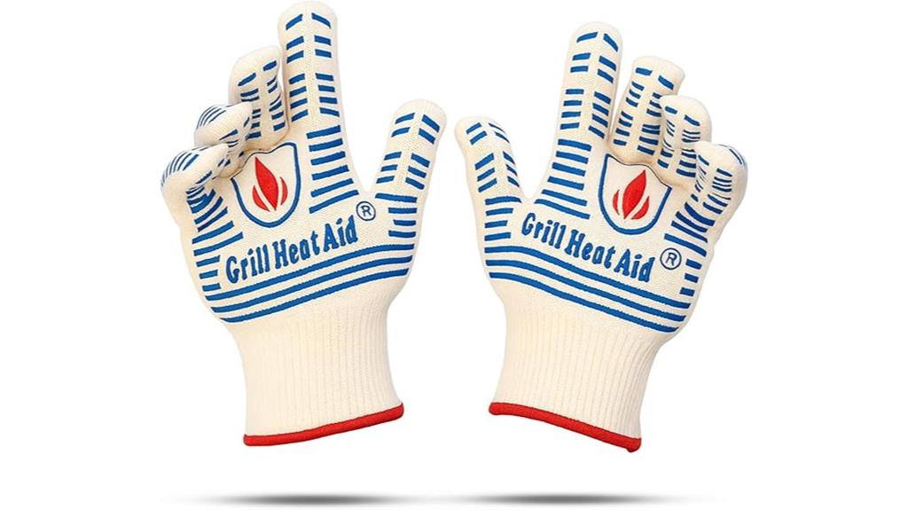 heat resistant bbq gloves