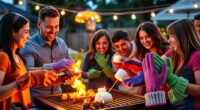 heat resistant family gloves