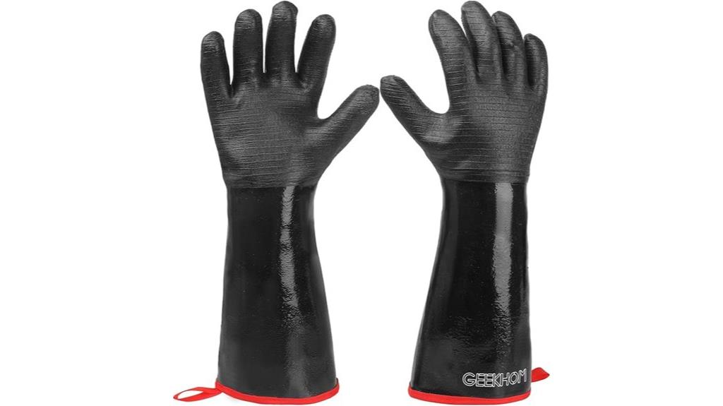 heat resistant grilling gloves