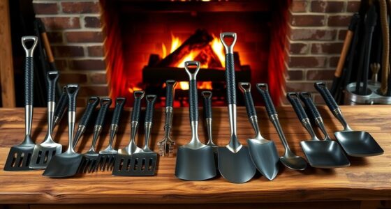heavy duty fireplace ash tools