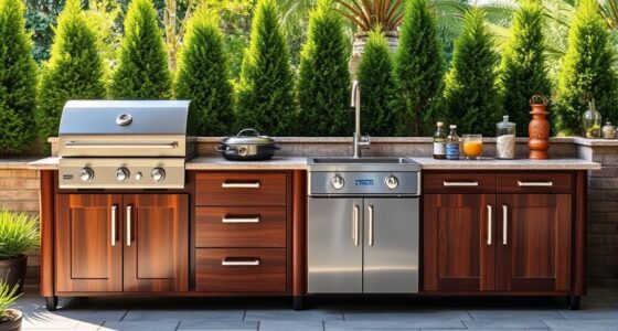 heavy duty outdoor kitchen cabinetry