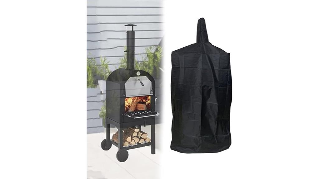 heavy duty waterproof pizza oven cover