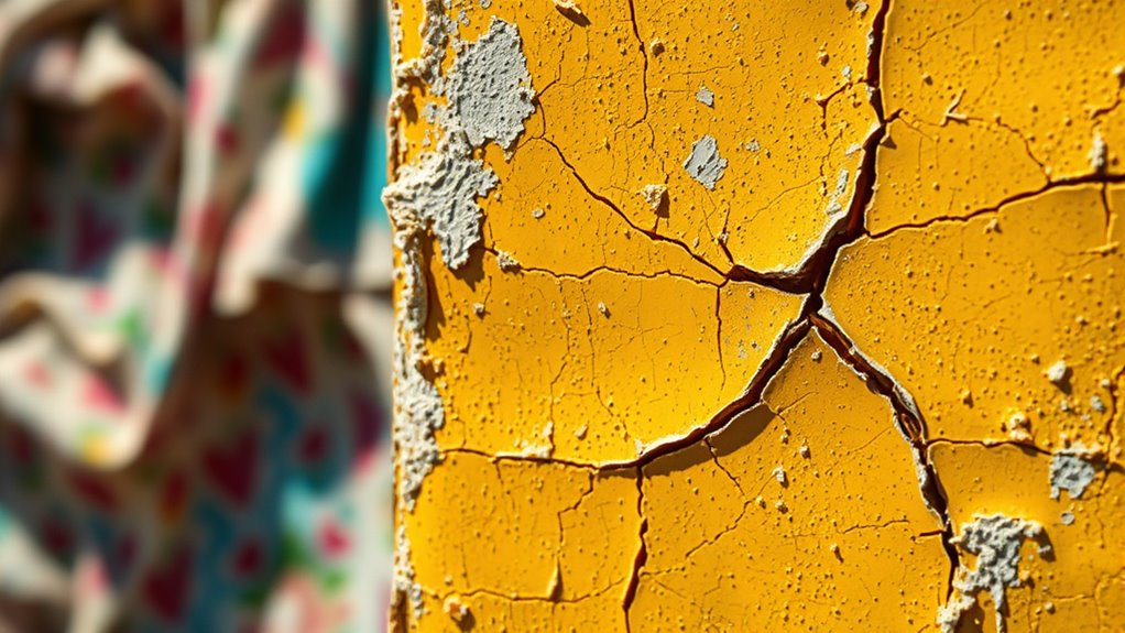 identify uv induced material damage