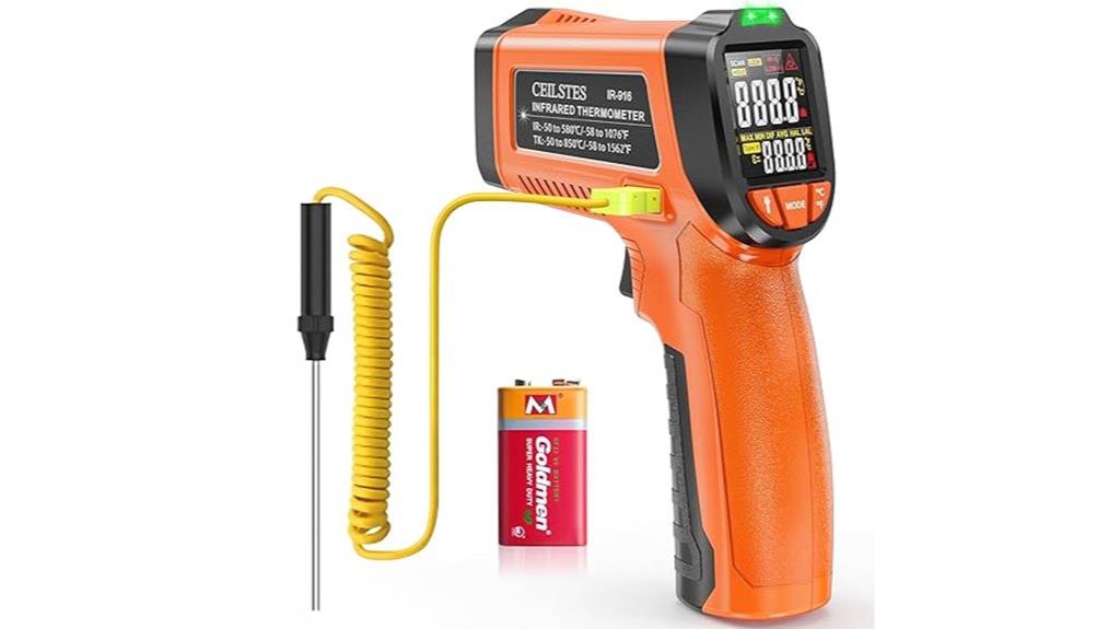 industrial and cooking infrared thermometer