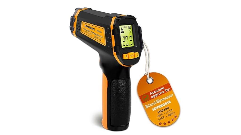 infrared cooking industrial thermometer