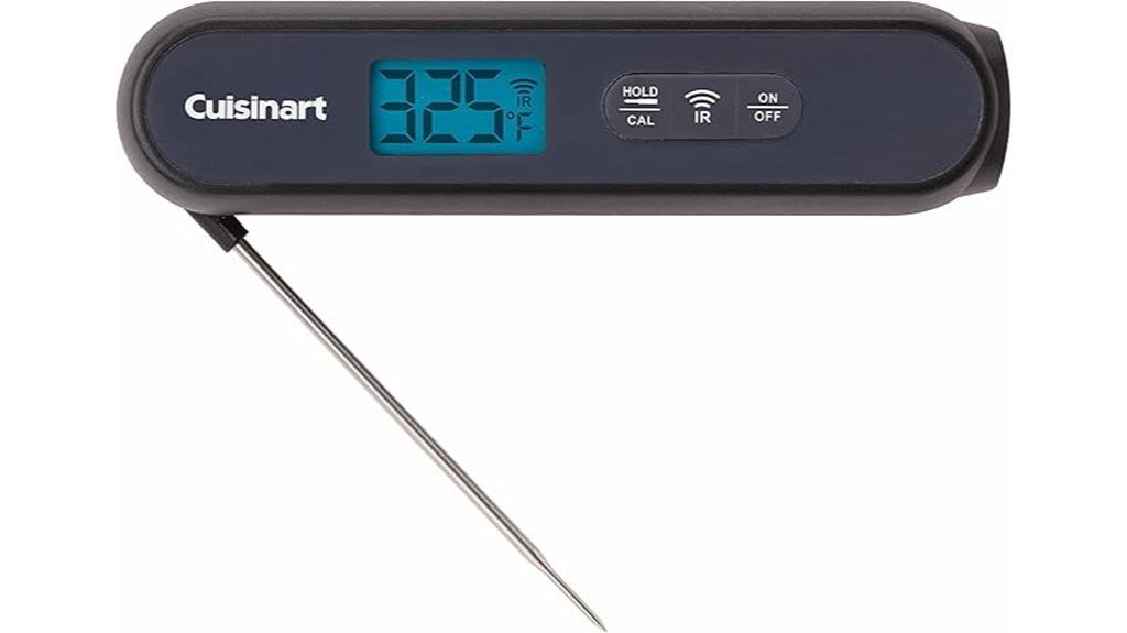 infrared folding grilling thermometer