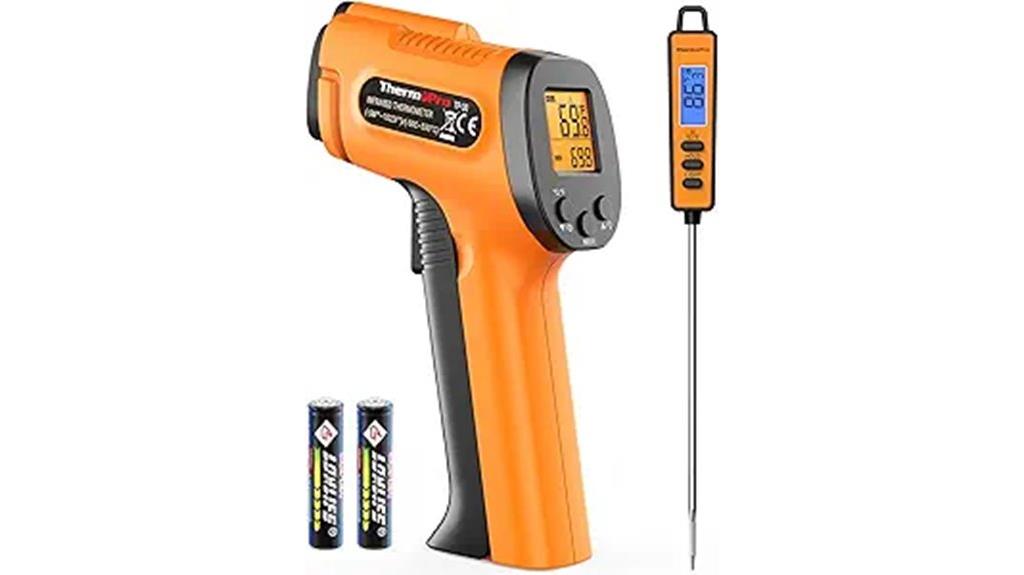 infrared laser thermometer gun
