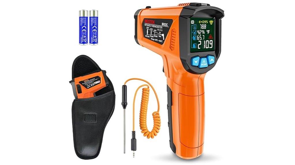 infrared thermometer with lcd