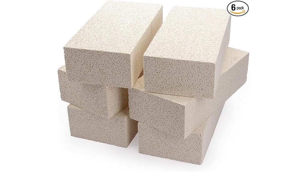 insulating fire brick set