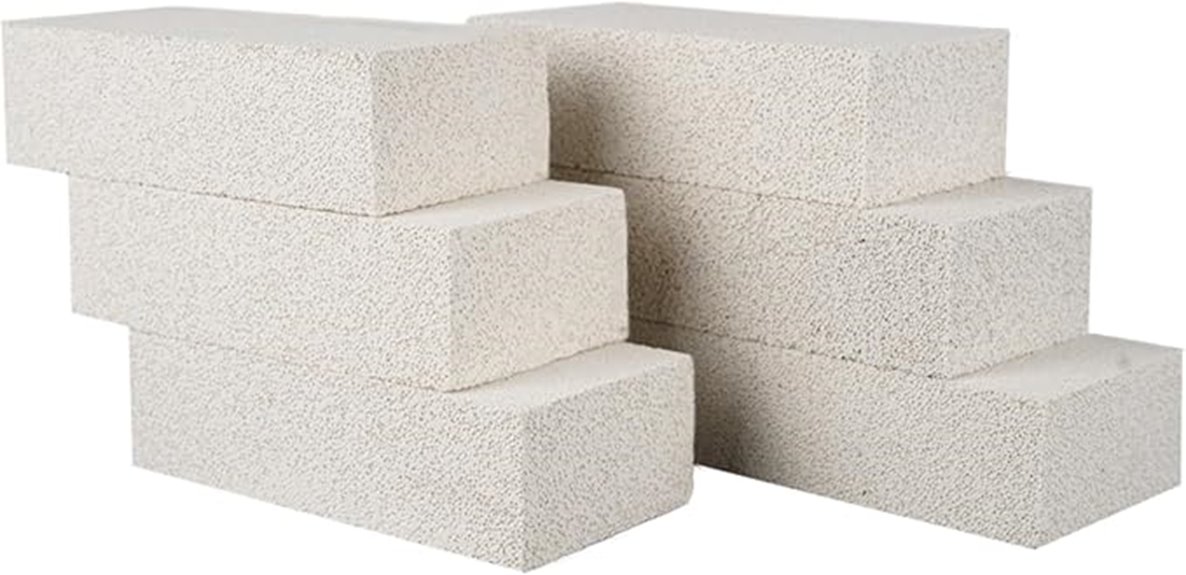insulating fire brick set