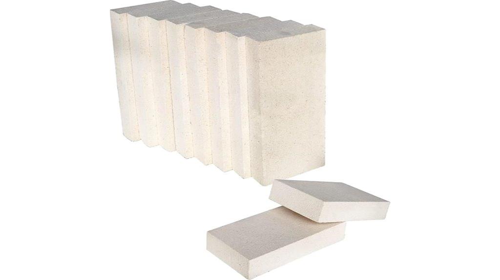 insulating fire bricks pack