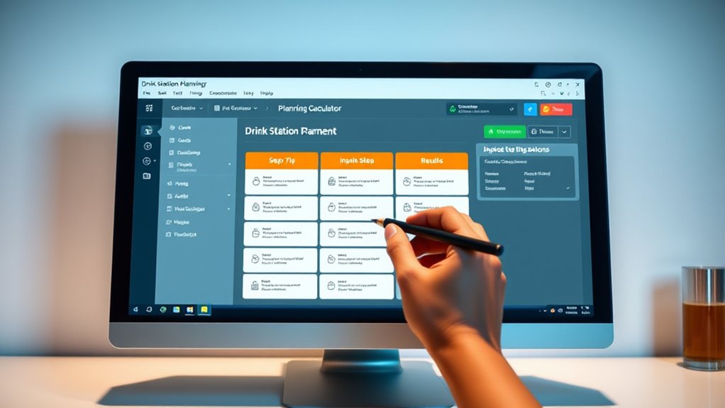intuitive drink station customization