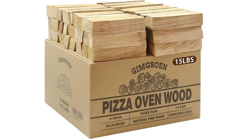 kiln dried oak pizza wood