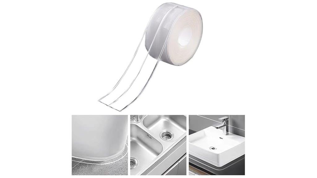 kitchen and bathroom caulk tape