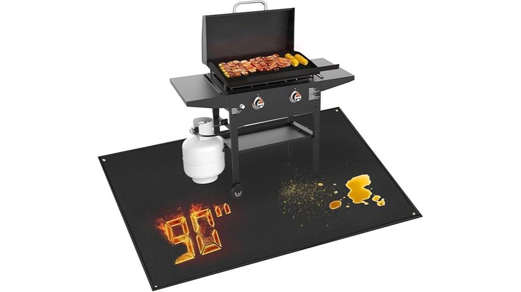 large blackstone grill mat