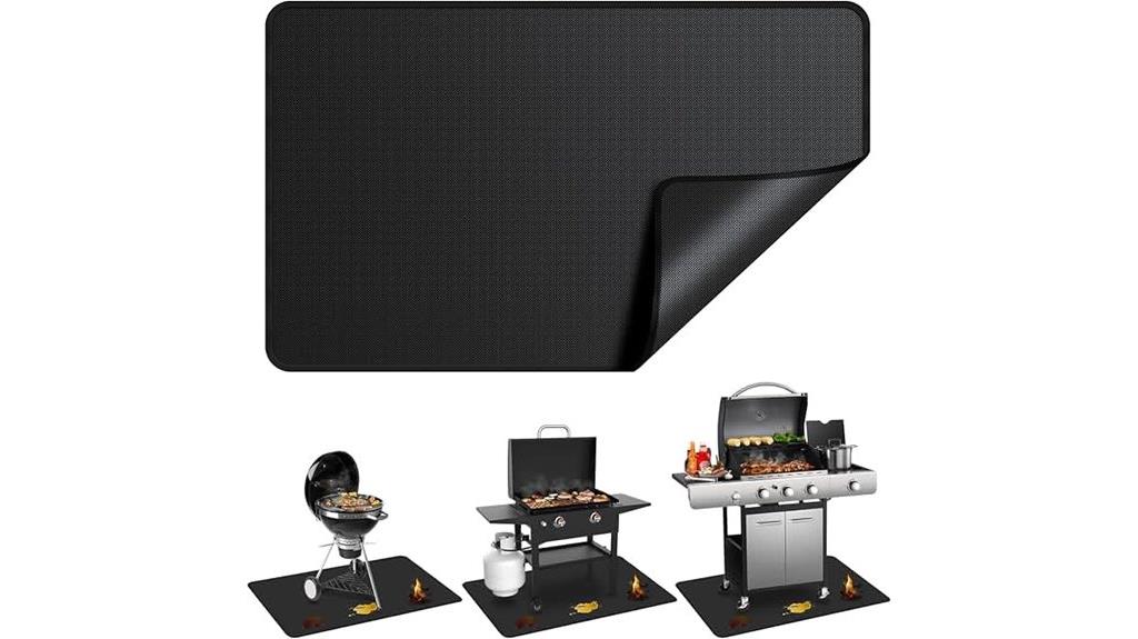 large grill mat dimensions