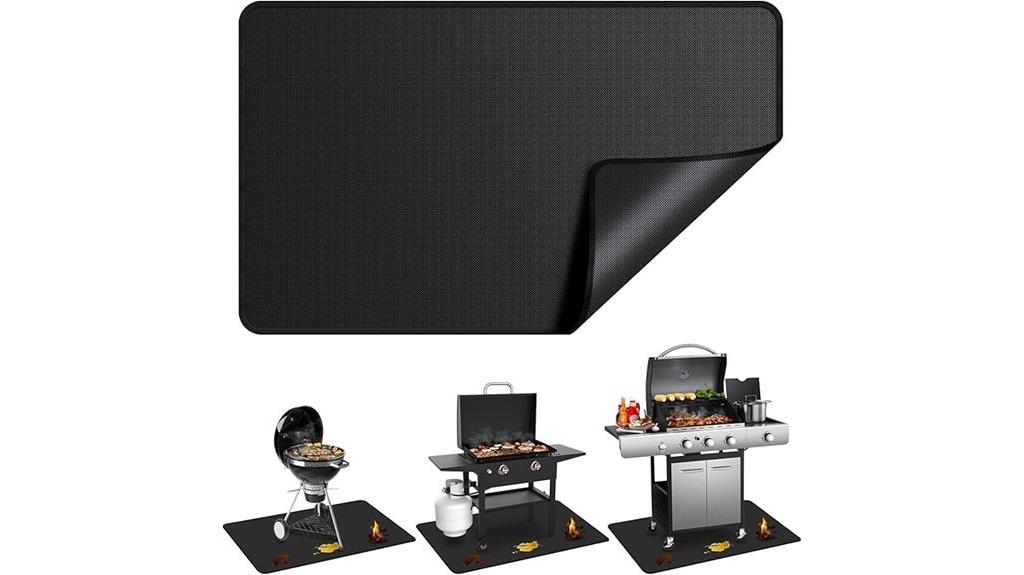 large grill mat size