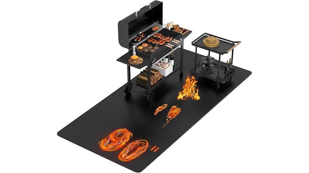 large outdoor grill mats
