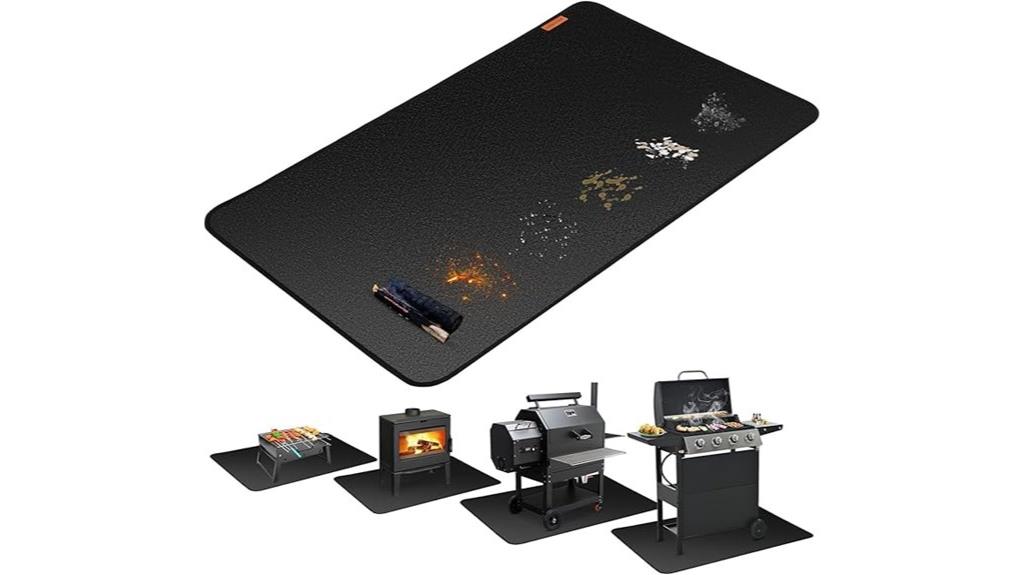 large outdoor grill mats