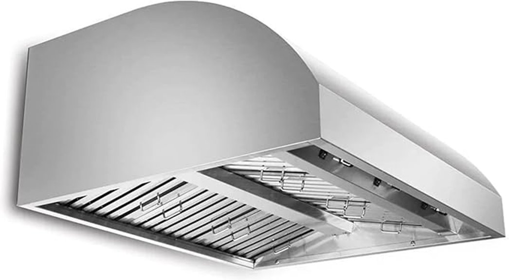 large outdoor vent hood