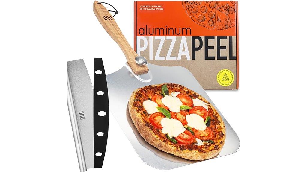 large pizza peel set