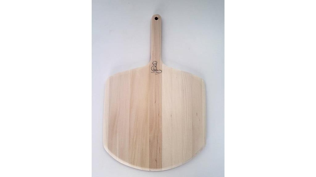 large professional pizza peel