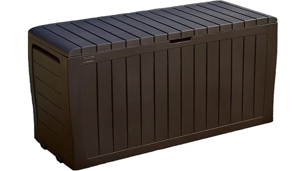 large resin storage container