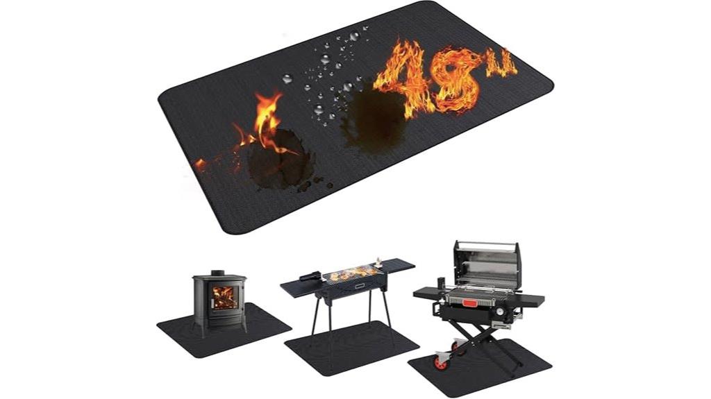 large waterproof grill mats