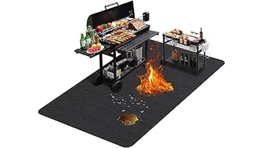 large waterproof outdoor grill mat