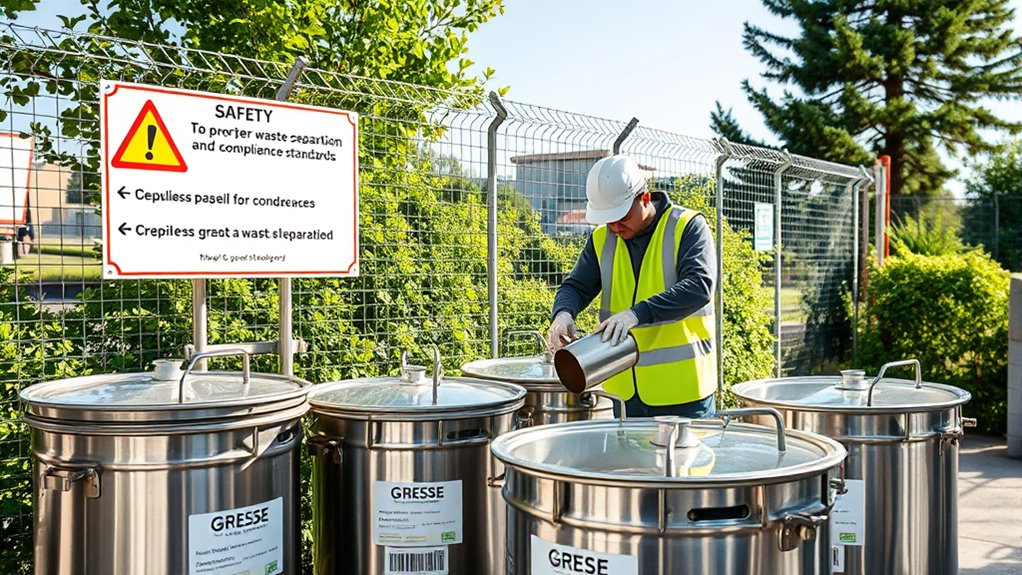 legal grease disposal compliance