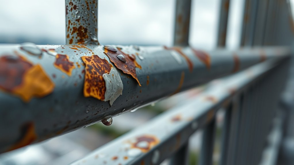 limited rust protection outdoors