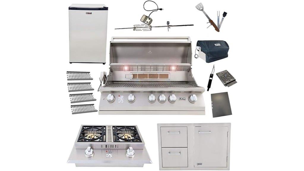lion 40 inch gas grill