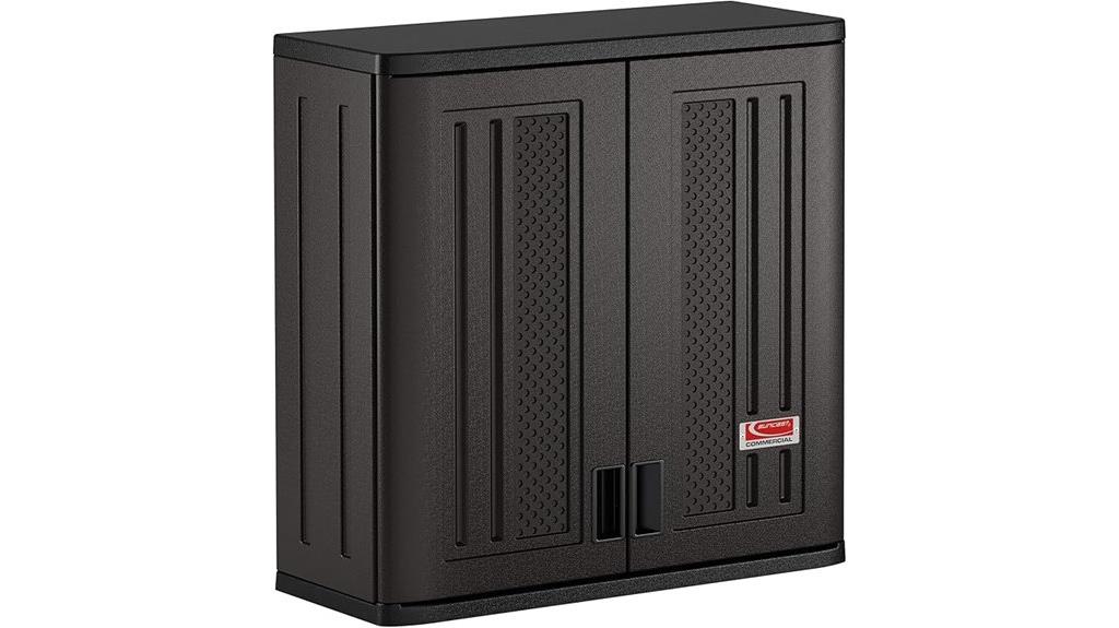 lockable suncast wall cabinet