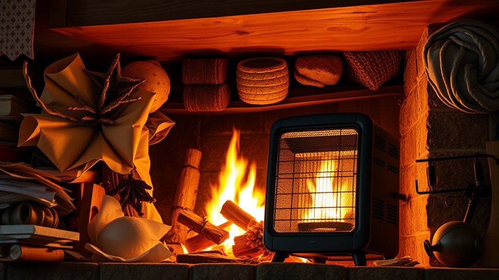 maintain clearance to prevent fires