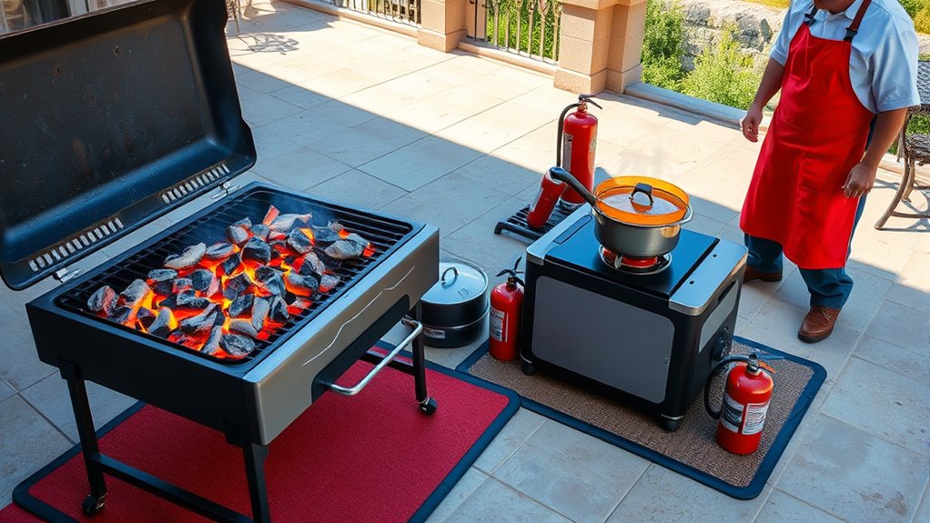 maintain fire safety precautions