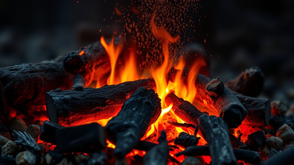 material impacts ember formation
