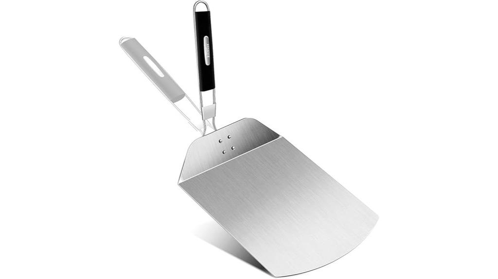 metal pizza peel with rubber handle