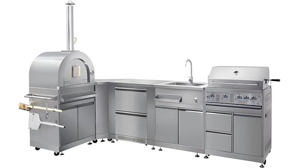 modular outdoor bbq island