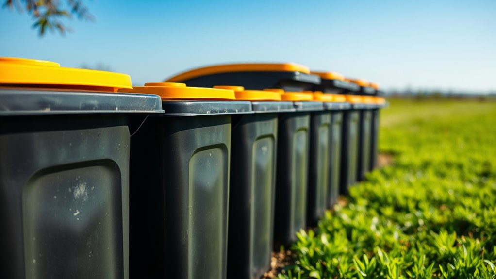 monitor bin capacity regularly