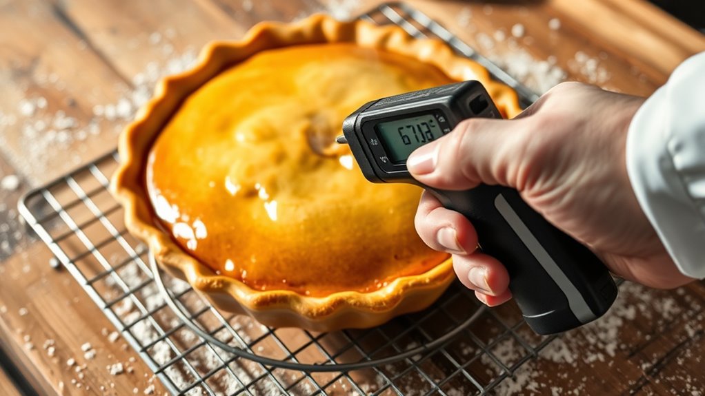 monitor oven temperature consistently