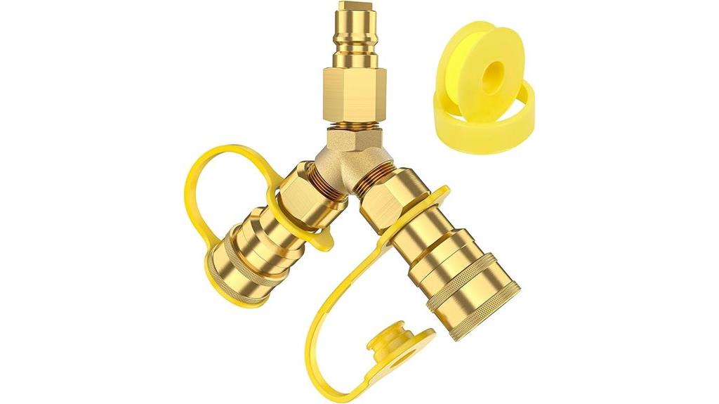 natural gas y splitter