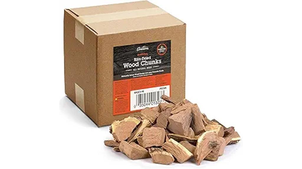 natural pecan wood chunks