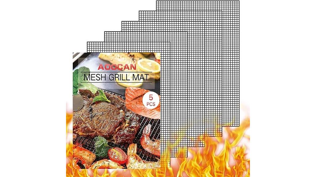 non stick grill mats set